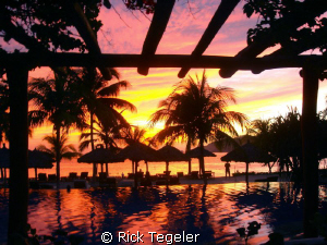 Zihuatanejo sunset.  Enjoy! by Rick Tegeler 